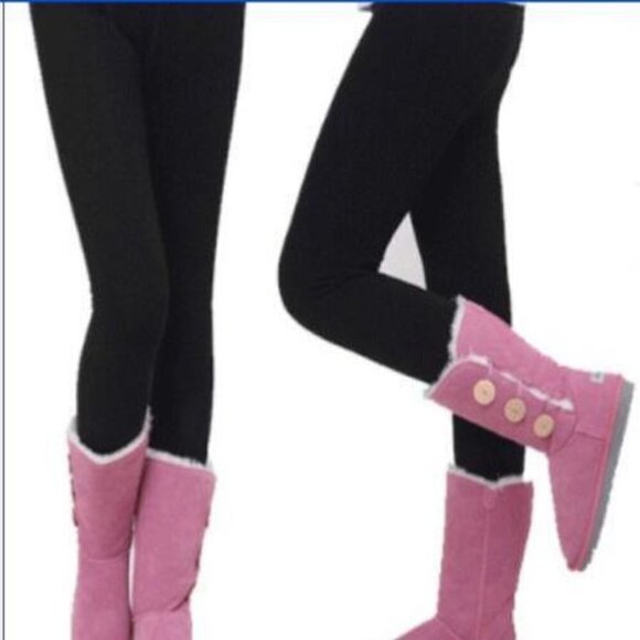 MEC Black fleece legging  Athleisure Youth Sz 12 - Picture 1 of 5